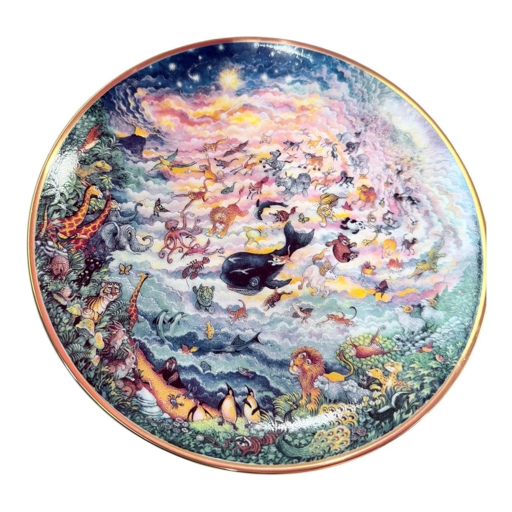 Franklin Mint In The Beginning Bill Bell LTD Edition Collector Plate Porcelain